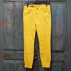 Kurt From The Kloth Amy Crop Straigh Leg Denim Jeans, Size 0